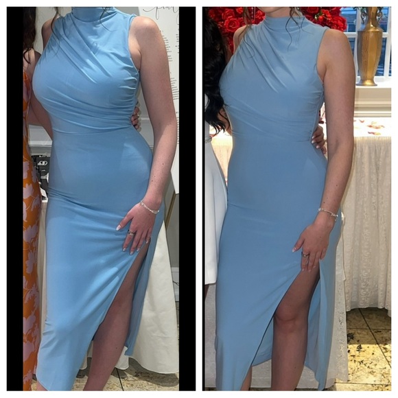 Hello Molly Dresses & Skirts - Hello Molly Sky Blue Midi Dress